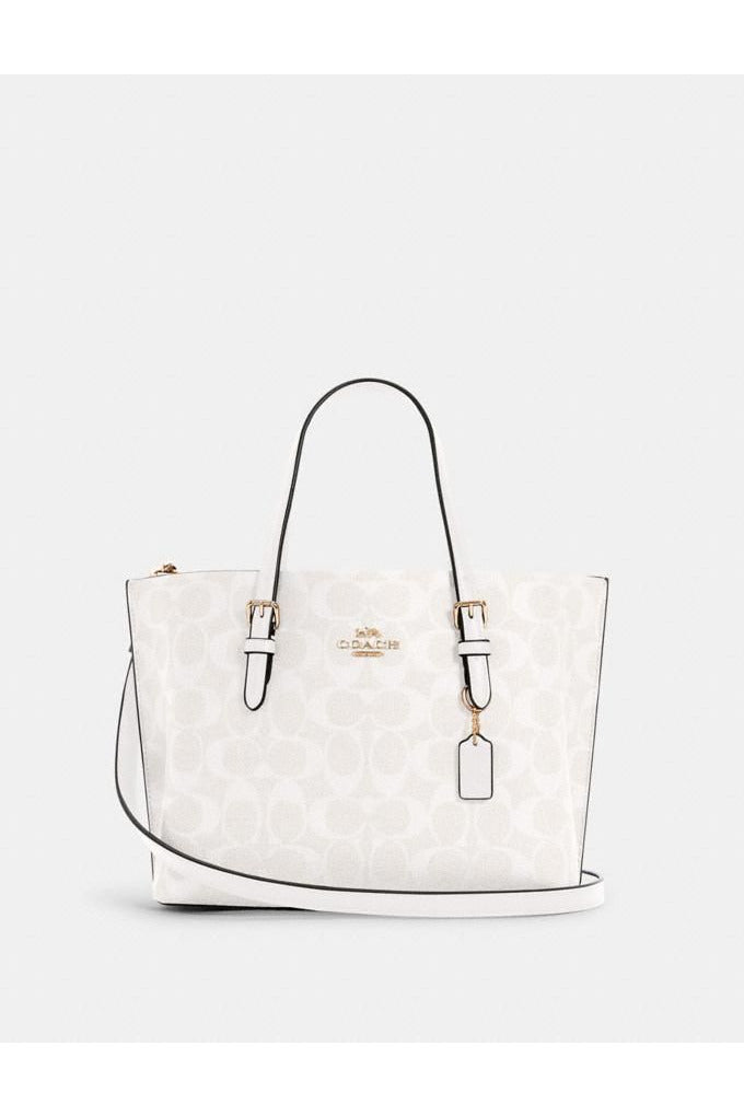 Buy Coach Mollie Tote Large Bag - Signature White Canvas in Pakistan