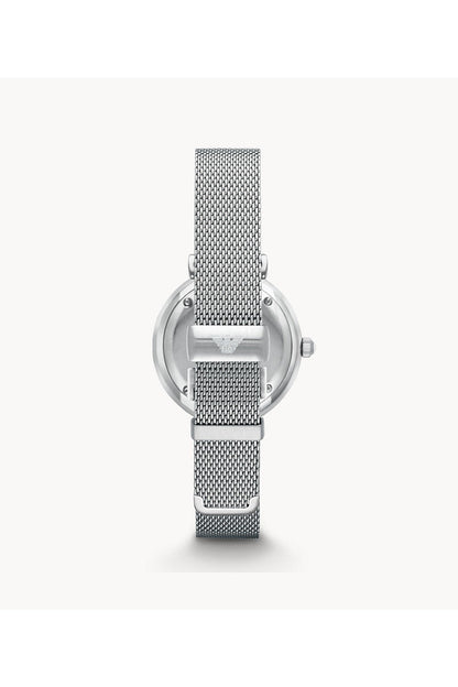Buy Emporio Armani Women's Analog Stainless Steel Mother of Pearl Dial 32mm Watch AR1955 in Pakistan