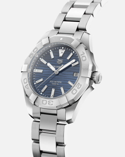 Buy Tag Heuer Aquaracer Blue Dial Silver Steel Strap Watch for Women - WBD131D.BA0748 in Pakistan
