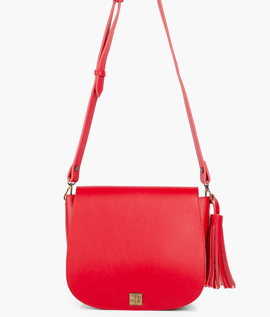 Buy Foldover Saddle Bag - Red in Pakistan