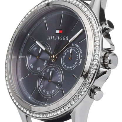 Buy Tommy Hilfiger Ari Blue Dial Blue Leather Strap Watch for Women - 1781979 in Pakistan