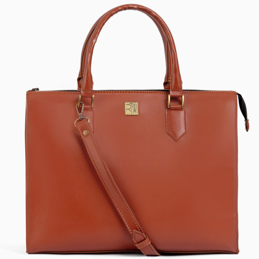Buy Workplace Handbag - Rust in Pakistan