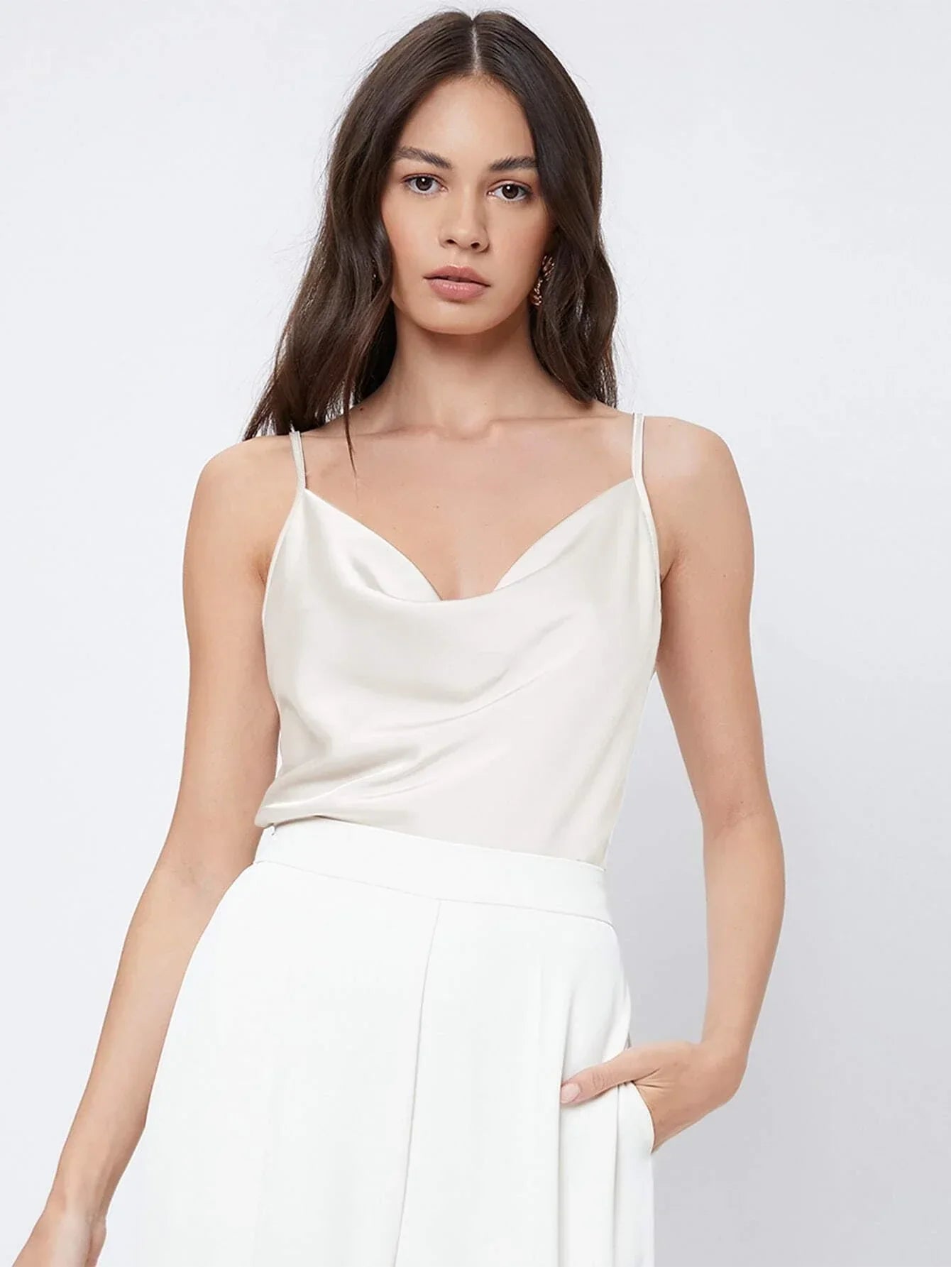 Buy SHEIN Cowl Neck Cami Top in Pakistan