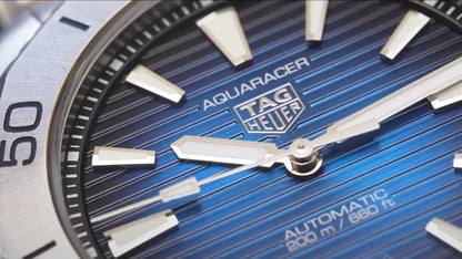 Buy Tag Heuer Aquaracer Blue Dial Silver Steel Strap Watch for Women - WBD131D.BA0748 in Pakistan