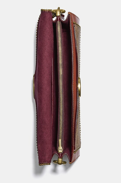 Buy Coach Tabby Light Polished Pebble Leather Mini Wristlet Crossbody Bag in Pakistan