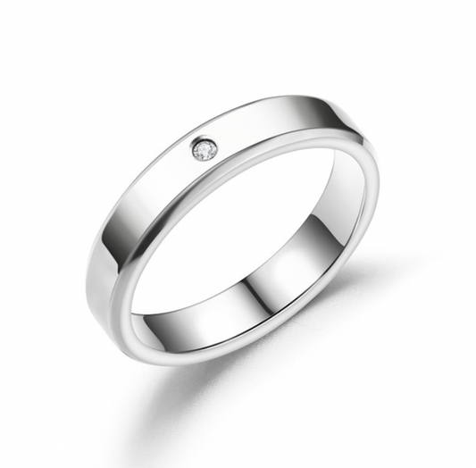 Buy Orb & Gravel 4mm Stainless Steel Ring Size 7 in Pakistan