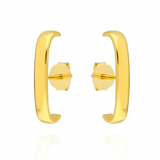Buy Orb & Gravel Gold Bar Ear Studs in Pakistan