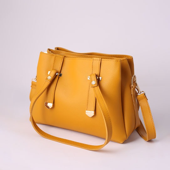 Buy Cosmart Tricot Bag - Yellow in Pakistan