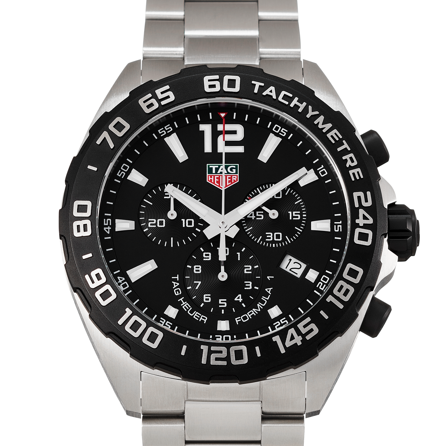 Buy Tag Heuer Formula 1 Black Dial Silver Steel Strap Watch for Men - CAZ1010.BA0842 in Pakistan
