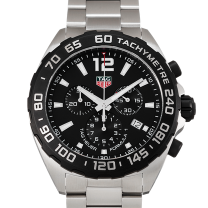 Buy Tag Heuer Formula 1 Black Dial Silver Steel Strap Watch for Men - CAZ1010.BA0842 in Pakistan