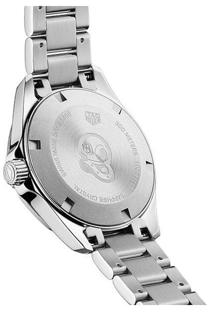 Buy Tag Heuer Aquaracer Green Dial with Diamonds Silver Steel Strap Watch for Women - WBD1316.BA0740 in Pakistan
