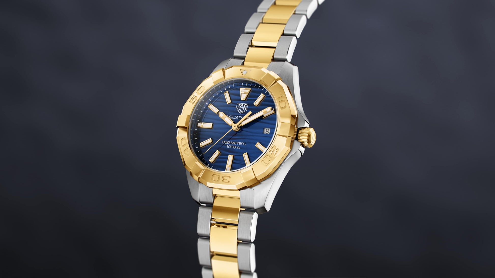 Buy Tag Heuer Aquaracer Blue Dial Two Tone Steel Strap Watch for for Women - WBD1325.BB0320 in Pakistan