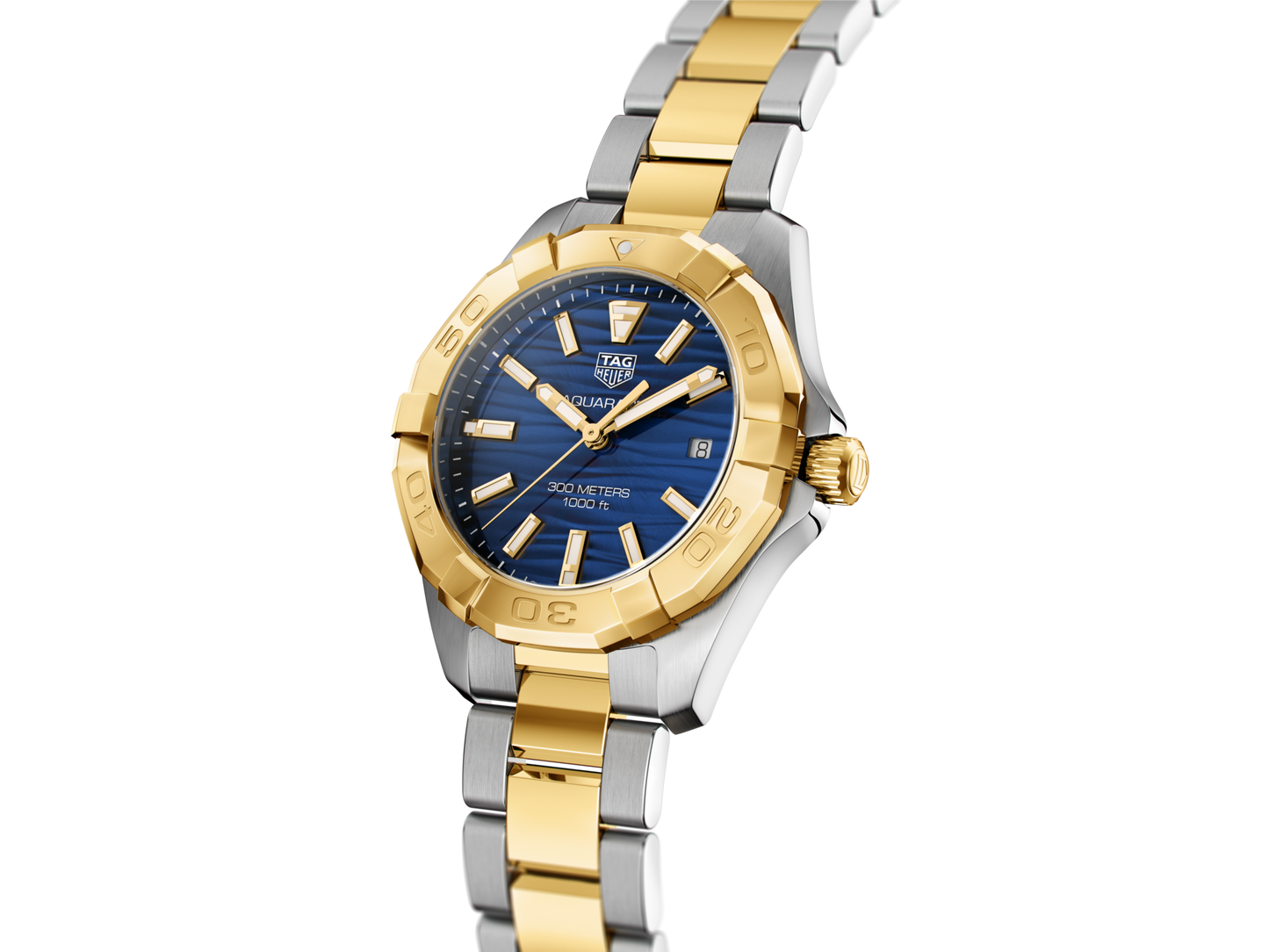 Buy Tag Heuer Aquaracer Blue Dial Two Tone Steel Strap Watch for for Women - WBD1325.BB0320 in Pakistan