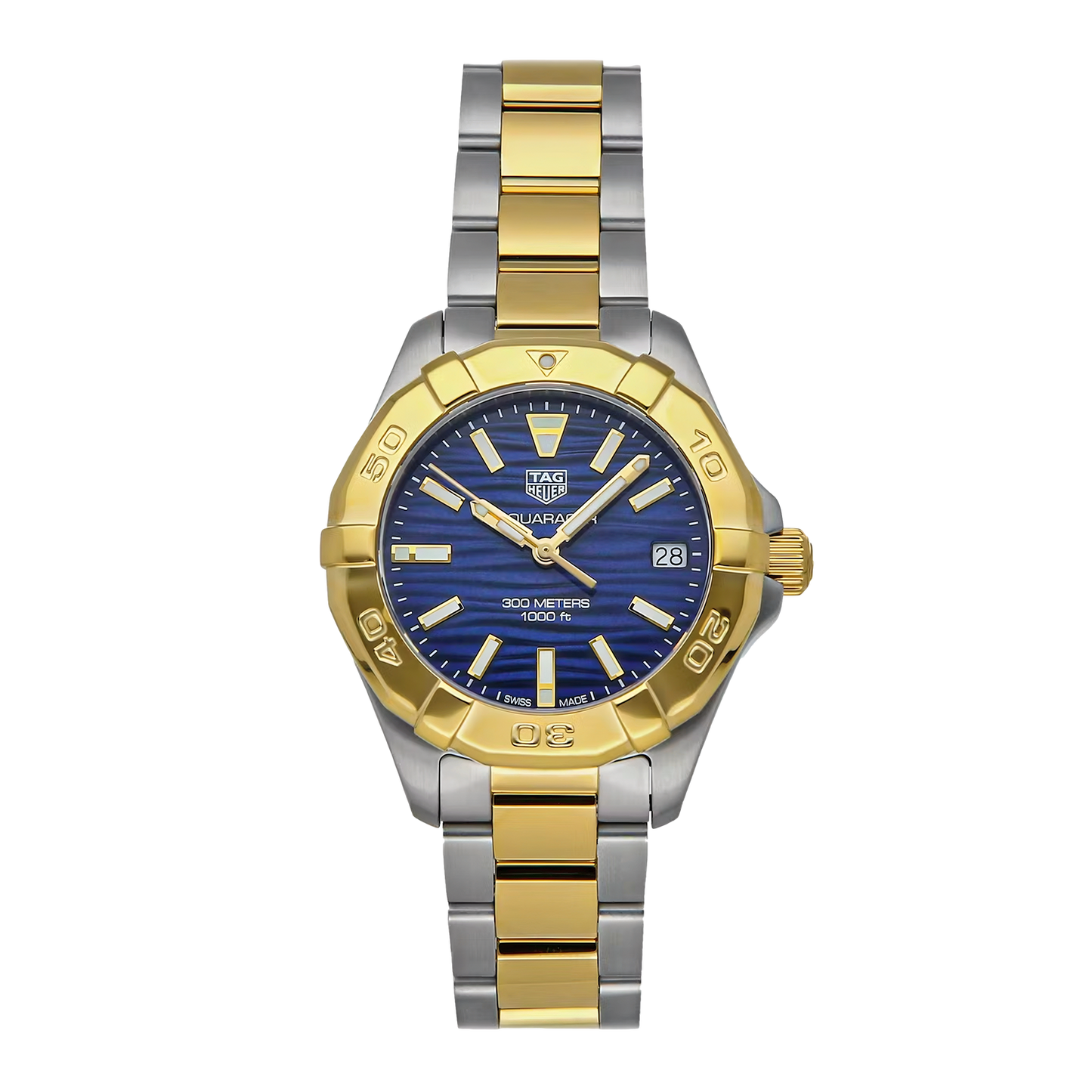 Buy Tag Heuer Aquaracer Blue Dial Two Tone Steel Strap Watch for for Women - WBD1325.BB0320 in Pakistan