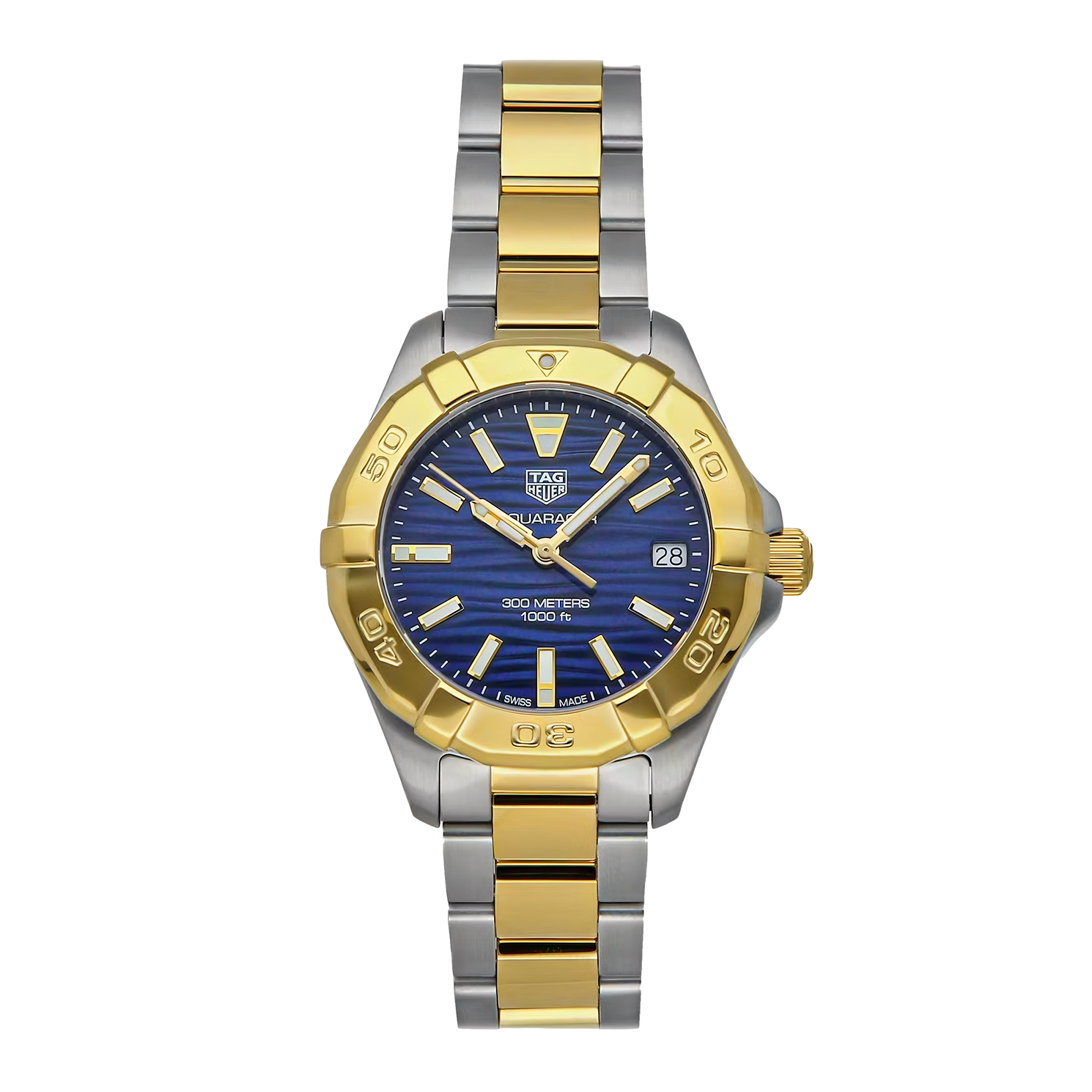 Buy Tag Heuer Aquaracer Blue Dial Two Tone Steel Strap Watch for for Women - WBD1325.BB0320 in Pakistan