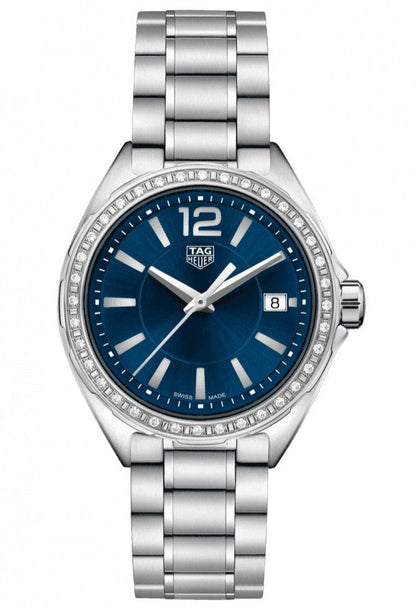 Buy Tag Heuer Formula 1 Quartz Blue Dial with Diamonds Silver Steel Strap Watch for for Women - WBJ1316.BA0666 in Pakistan