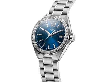 Buy Tag Heuer Formula 1 Quartz Blue Dial with Diamonds Silver Steel Strap Watch for for Women - WBJ1316.BA0666 in Pakistan