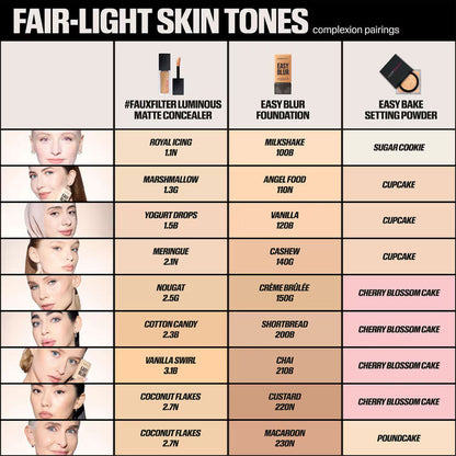 Huda Beauty - Easy Blur Natural Airbrush Foundation  - Chai 210B 30ML