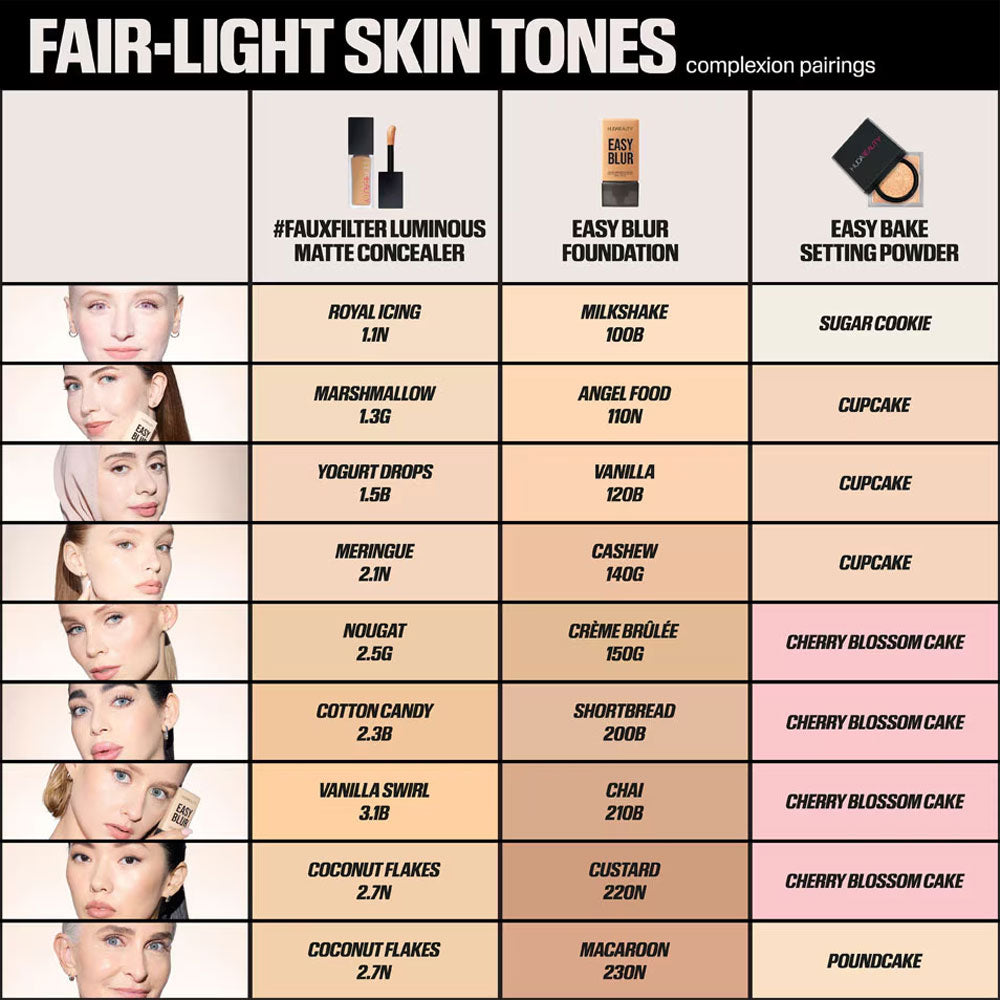 Huda Beauty - Easy Blur Natural Airbrush Foundation  - Toasted Coconut 240N 30ML