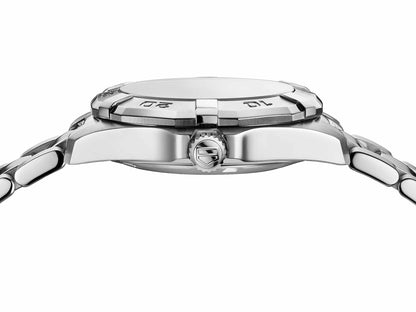 Buy Tag Heuer Aquaracer Green Dial with Diamonds Silver Steel Strap Watch for Women - WBD1316.BA0740 in Pakistan
