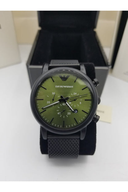 Buy Emporio Armani Men’s Quartz Stainless Steel Green Dial 46mm Watch AR11470 in Pakistan