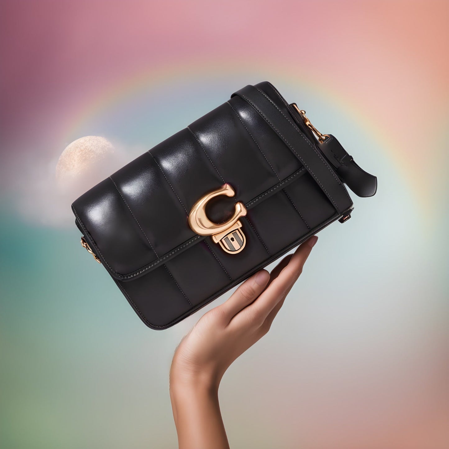 Buy Coach Studio Shoulder With Quilting Bag Medium in Pakistan