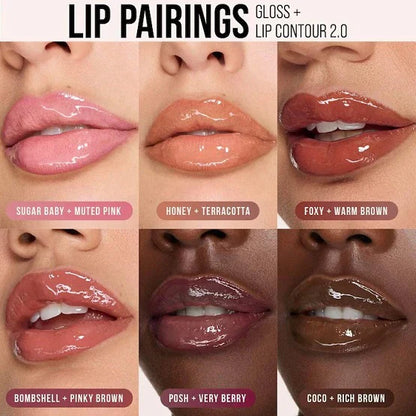 Huda Beauty Faux Filler Extra Shine Lip Gloss - Bombshell