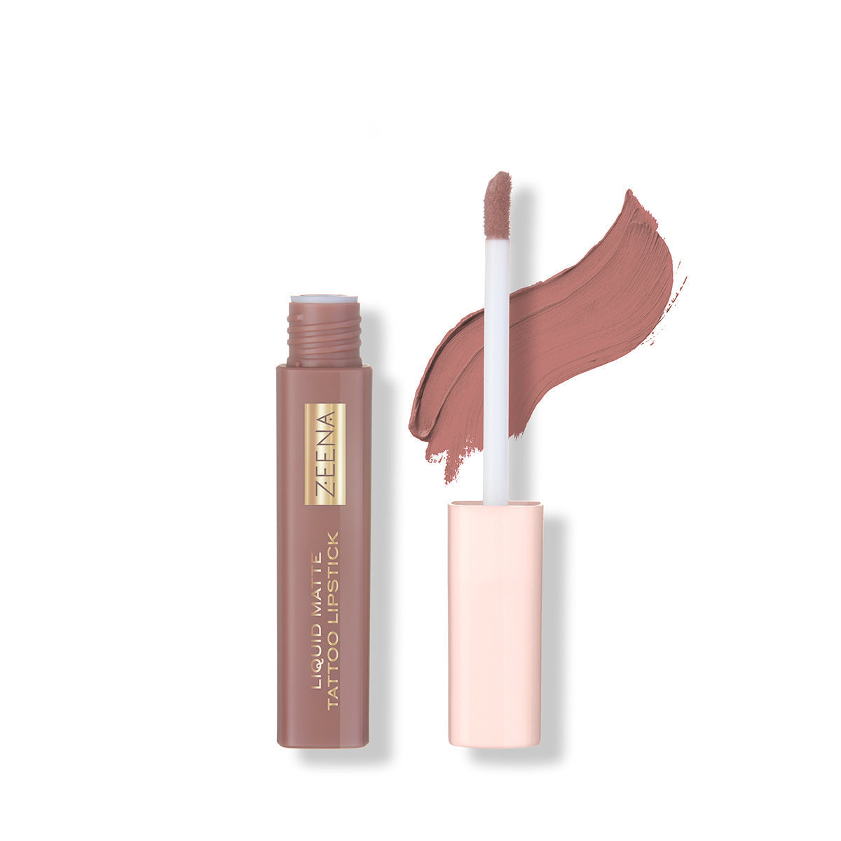 Buy Zeena- Liquid Matte Tattoo Lipstick 010 Soft Brown in Pakistan