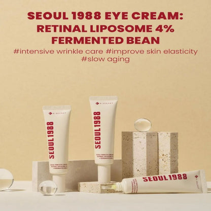 K-SECRET SEOUL 1988 Eye Cream : Retinal Liposome 4% + Fermented Bean - 30ml