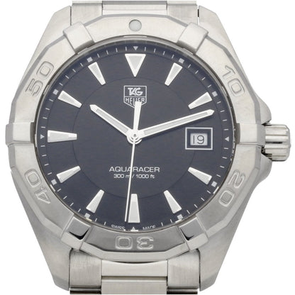 Buy Tag Heuer Aquaracer Black Dial Silver Steel Strap Watch for Men - WAY1110.BA0928 in Pakistan