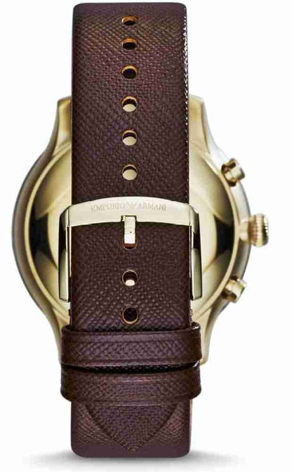 Buy Emporio Armani Classic Chronograph Brown Dial Brown Leather Strap Watch for Men - AR1793 in Pakistan