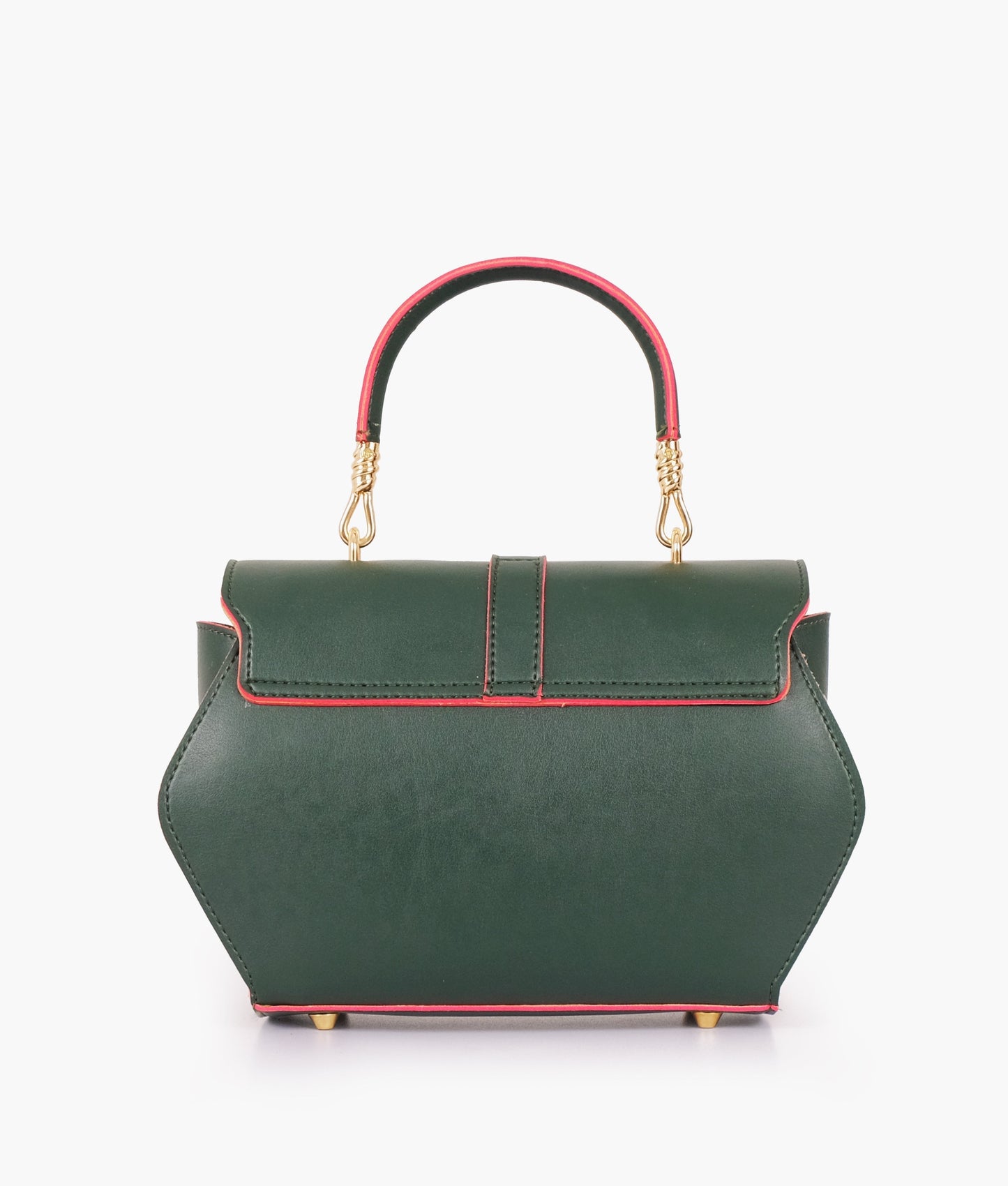 Buy Army Green Top-Handle Hexagon Bag in Pakistan