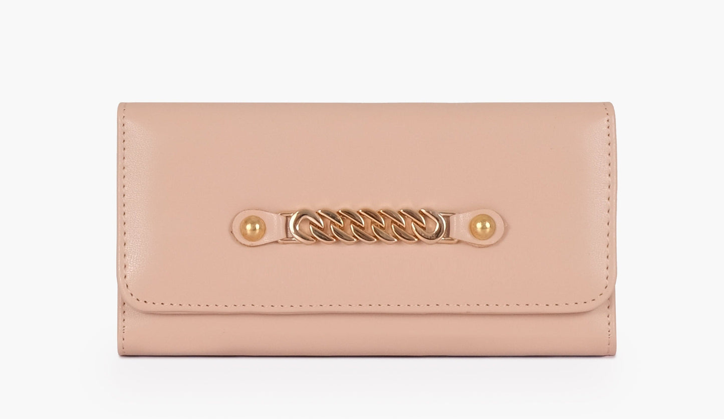 Buy Three Fold Wallet - Baby Pink in Pakistan