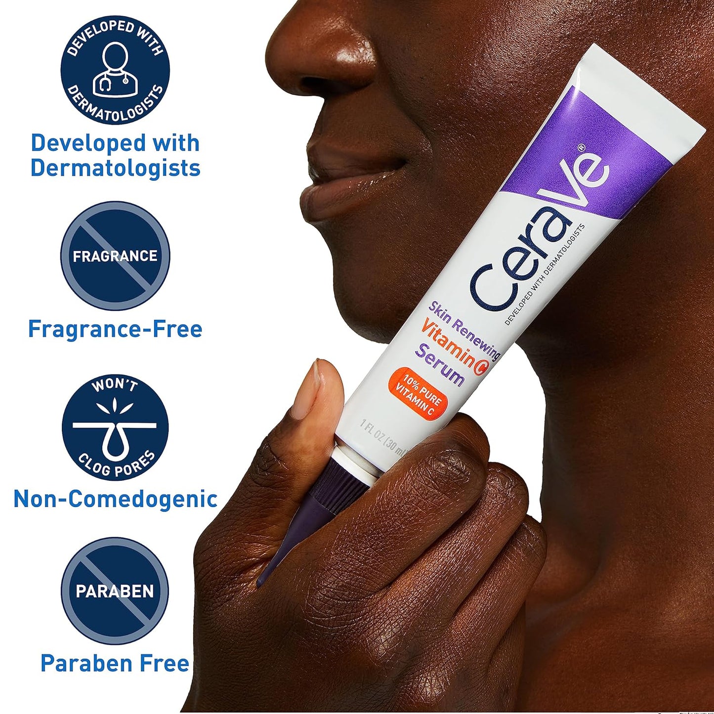 CeraVe Skin Renewing Vitamin C Tube Serum, 30ml
