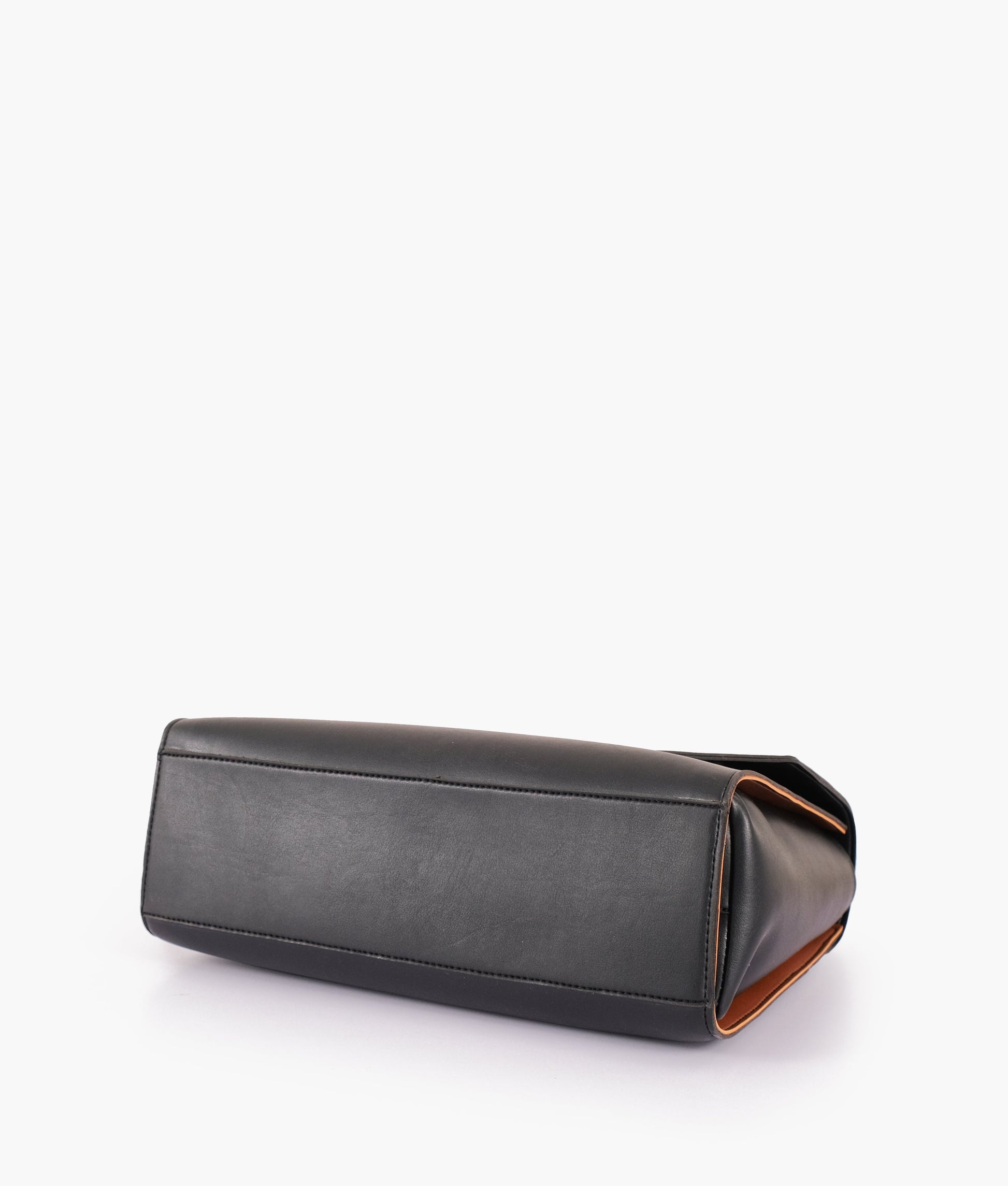Buy Black Flap-over Top-handle Bag in Pakistan