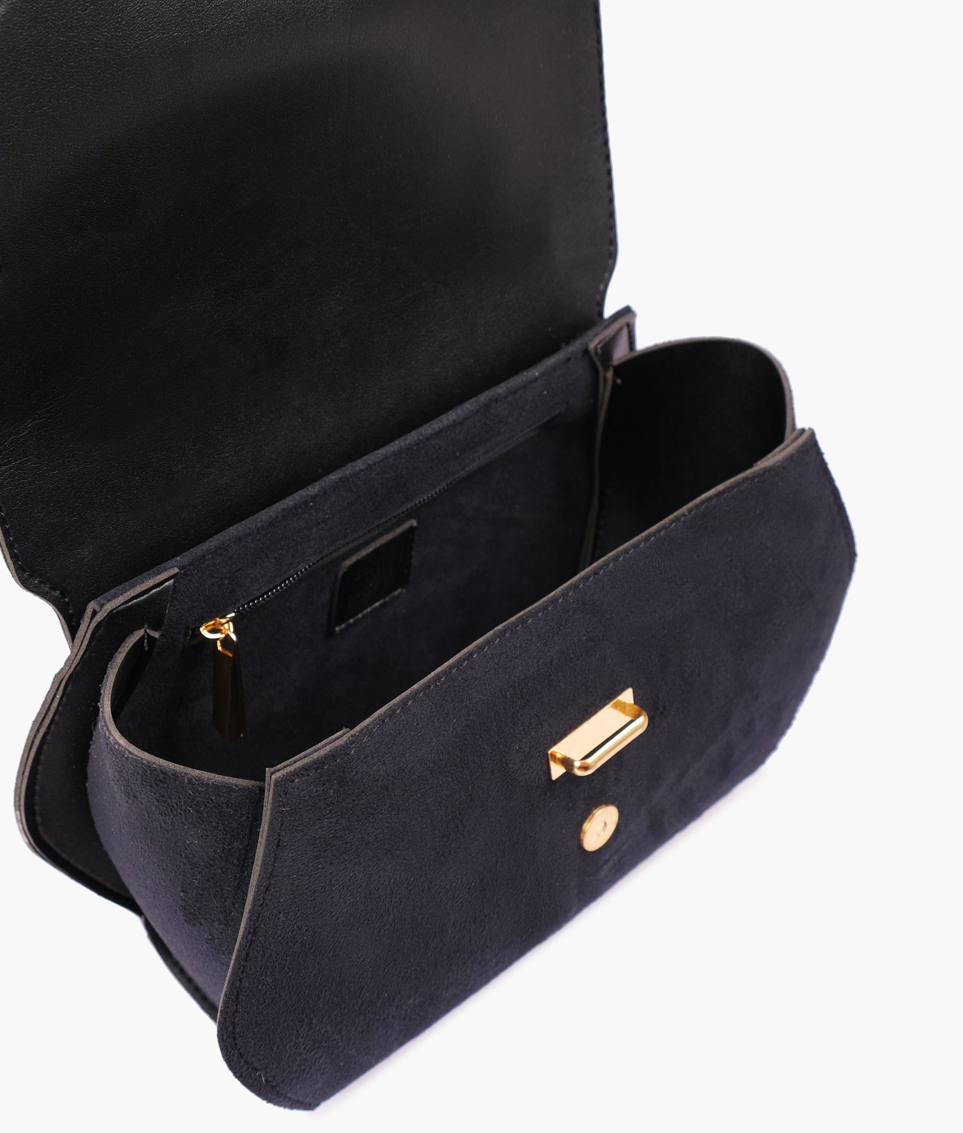Buy Black Top-Handle Hexagon Bag in Pakistan
