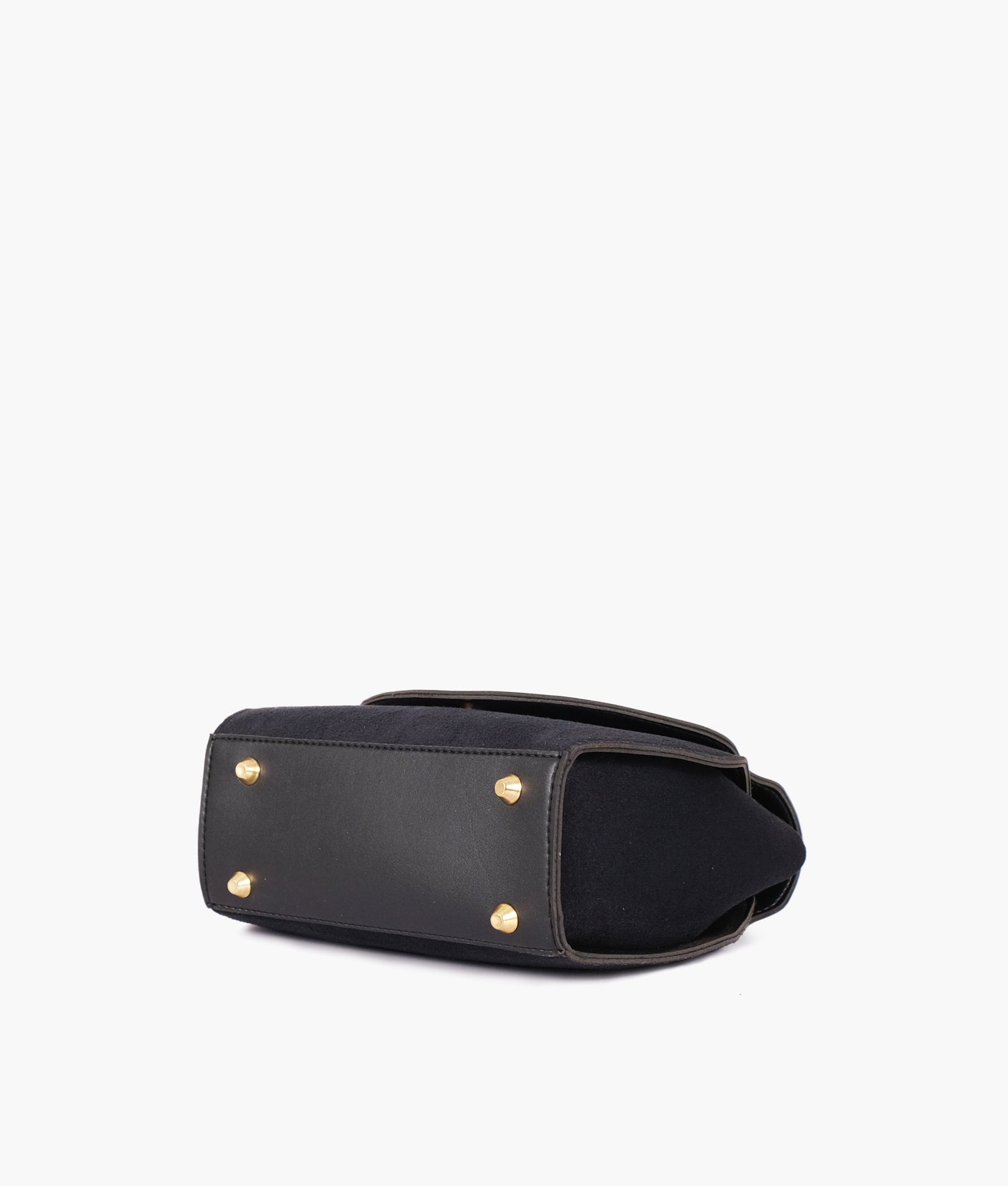 Buy Black Top-Handle Hexagon Bag in Pakistan