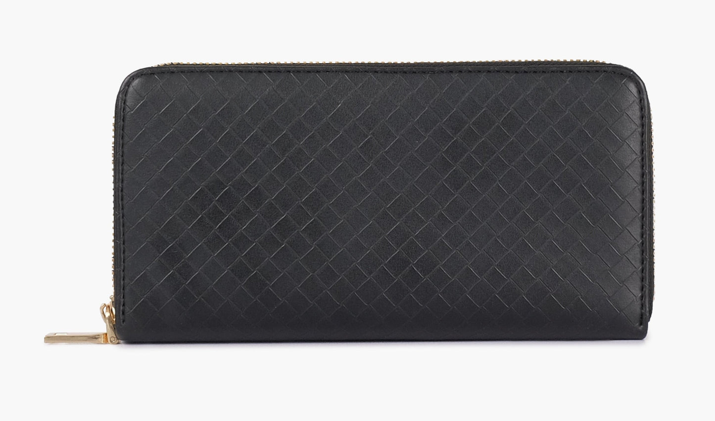 Buy Weave Pattern Wallet - Black in Pakistan