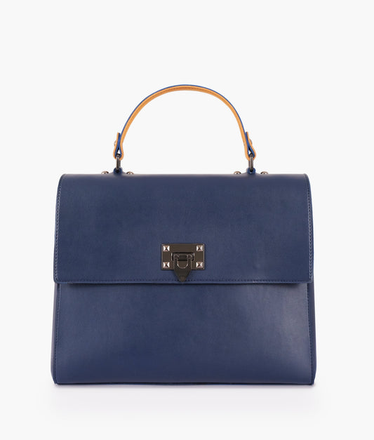 Buy Blue Flap-over Top-handle Bag in Pakistan