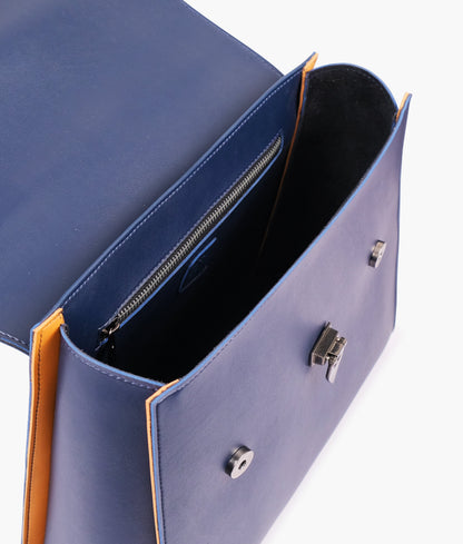 Buy Blue Flap-over Top-handle Bag in Pakistan