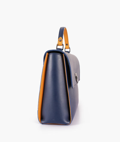 Buy Blue Flap-over Top-handle Bag in Pakistan