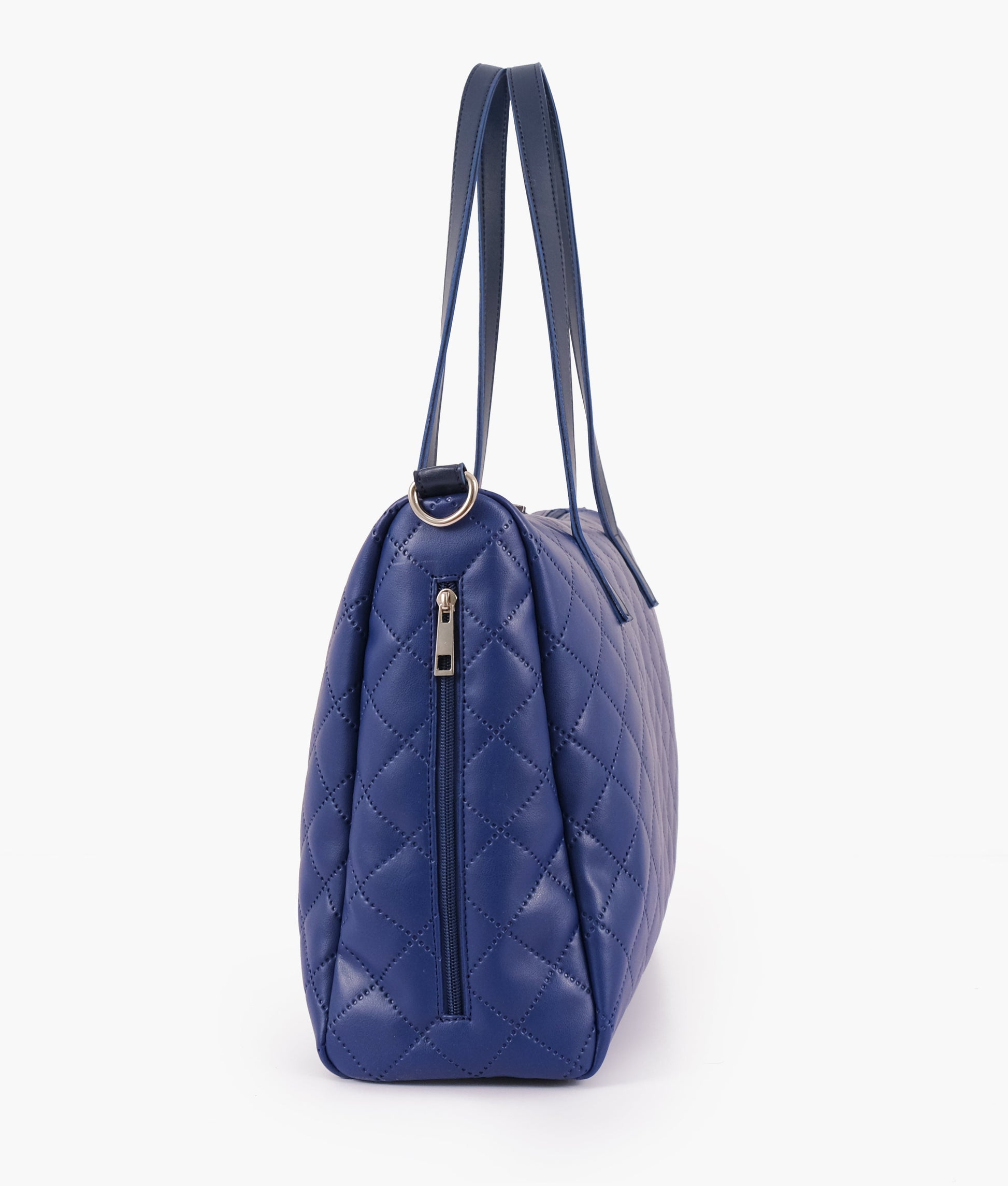 Buy Blue Quilted Carryall Tote Bag in Pakistan