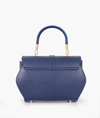 Buy Blue Top-Handle Hexagon Bag in Pakistan
