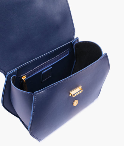 Buy Blue Top-Handle Hexagon Bag in Pakistan