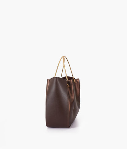 Buy Bronze Metallic Handle Shoulder Bag in Pakistan