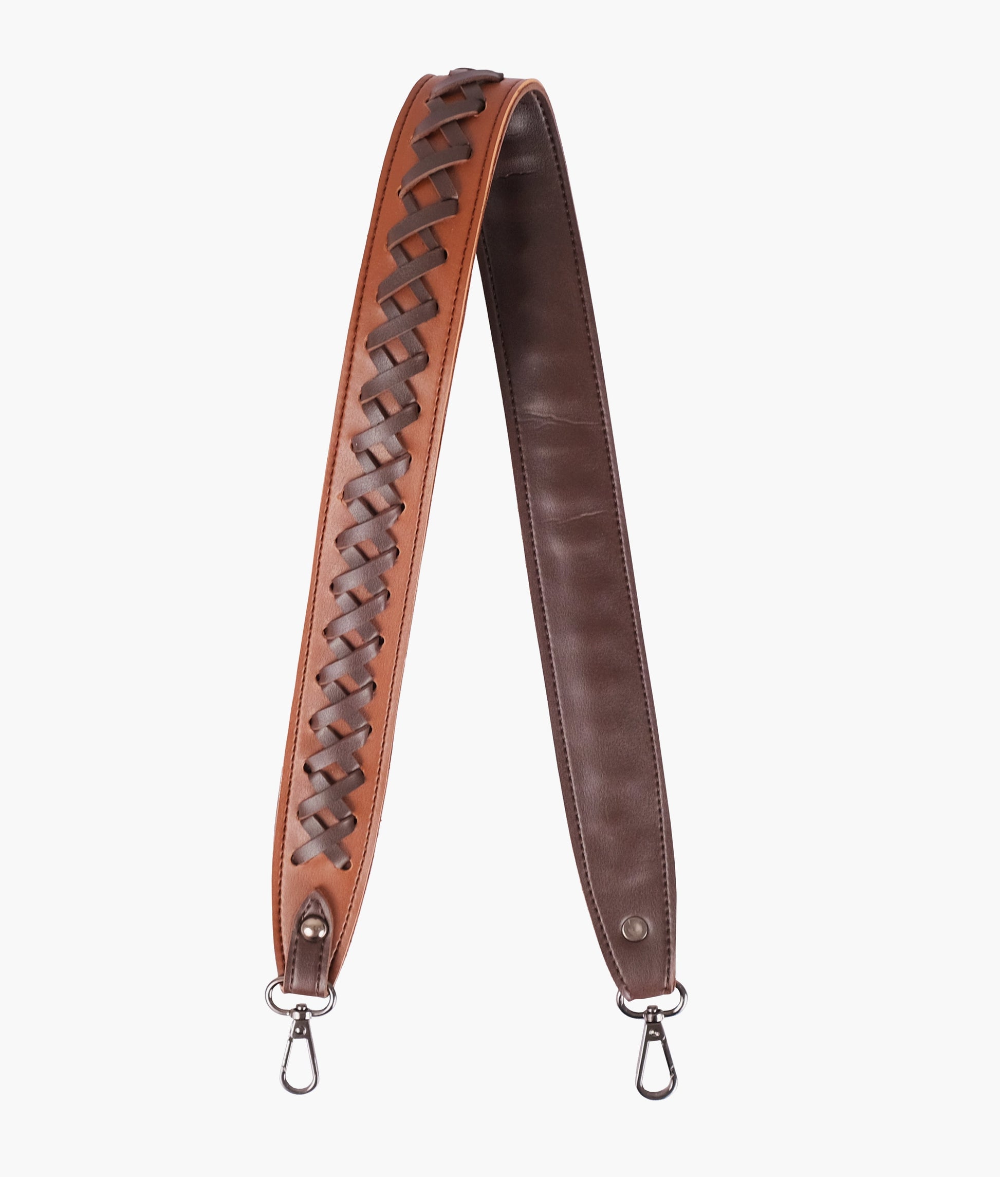 Buy Zig Zag Weave Strap Add On - Brown and Dark Brown in Pakistan