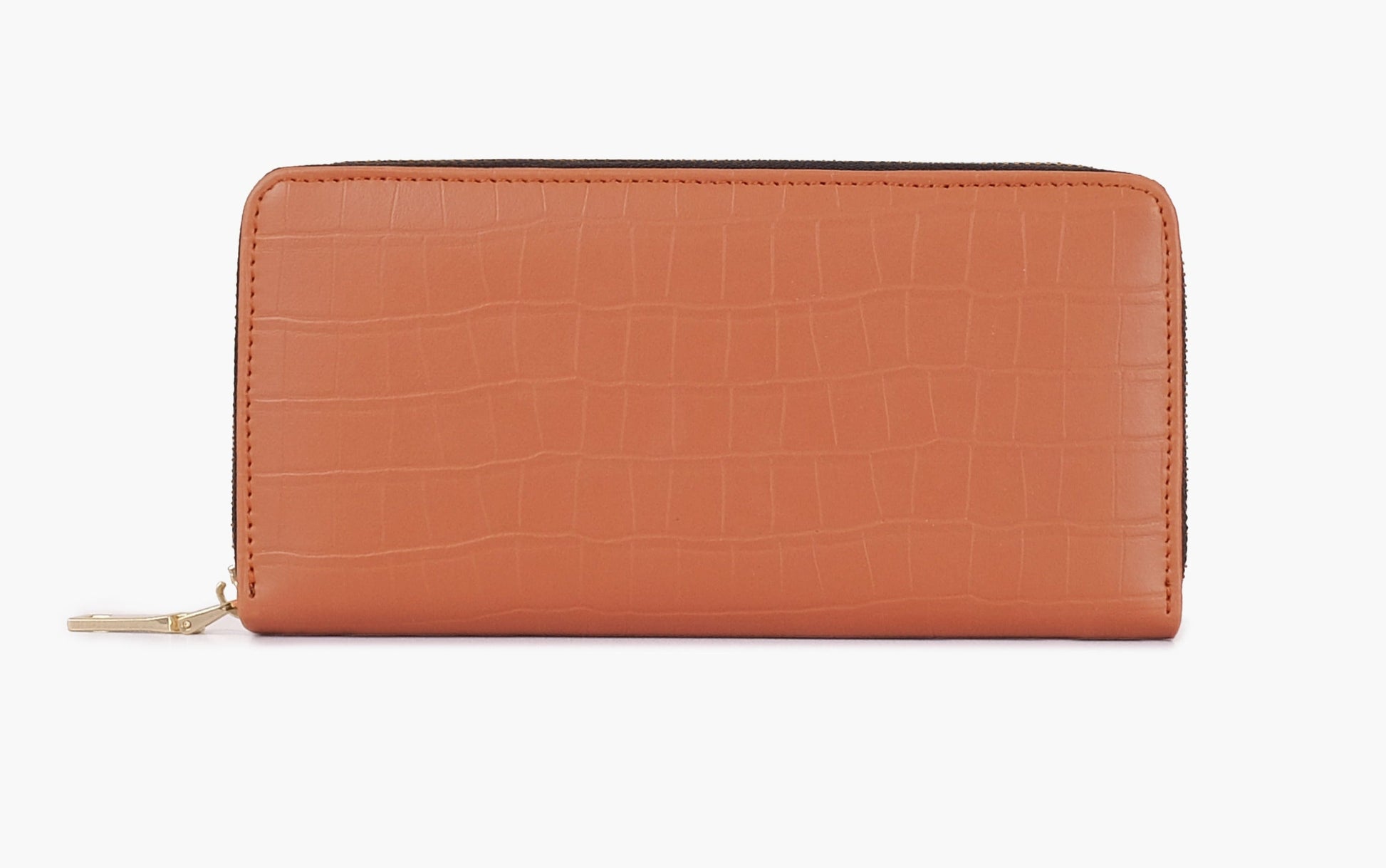 Buy Crocodile Pattern Wallet - Brown in Pakistan