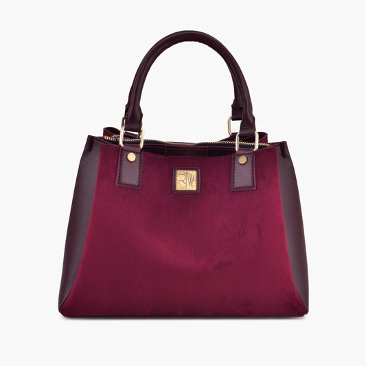 Buy Suede Mini Bag - Burgundy in Pakistan