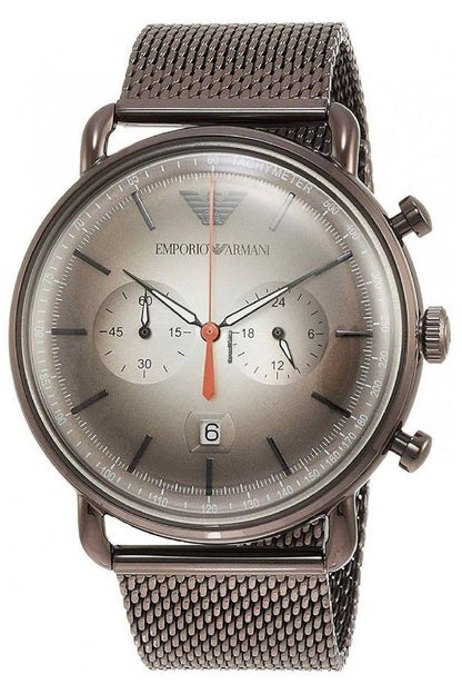 Buy Emporio Armani Men's Quartz Stainless Steel Grey Dial 43mm Watch AR11169 in Pakistan