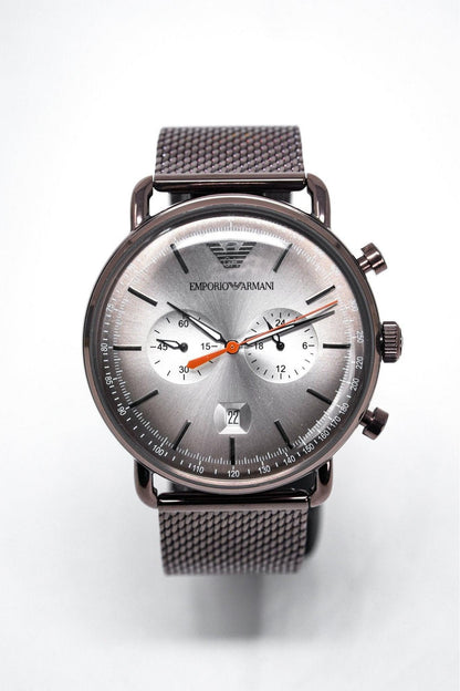 Buy Emporio Armani Men's Quartz Stainless Steel Grey Dial 43mm Watch AR11169 in Pakistan